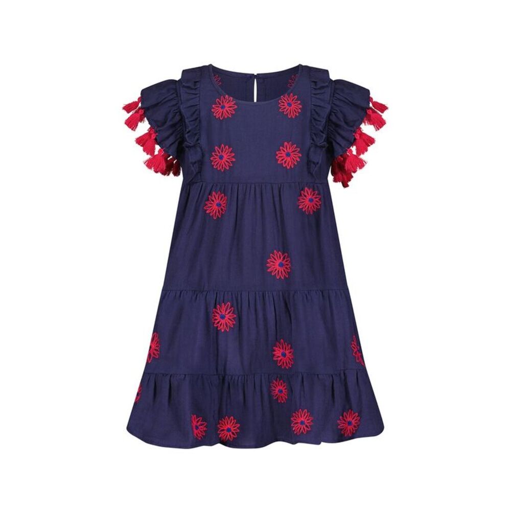 Mer St. Barth Girls  Sophie Dress, Blue
